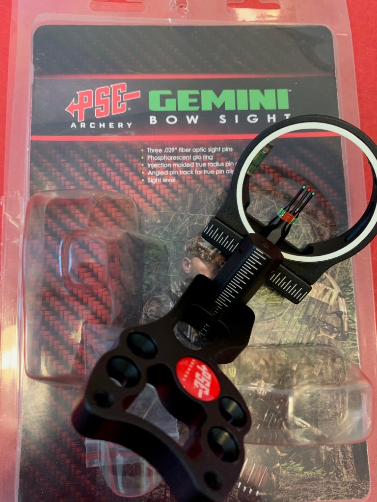 PSE Gemini 3 pin fiber optic bowsight « « Sherwood Park Archery Club